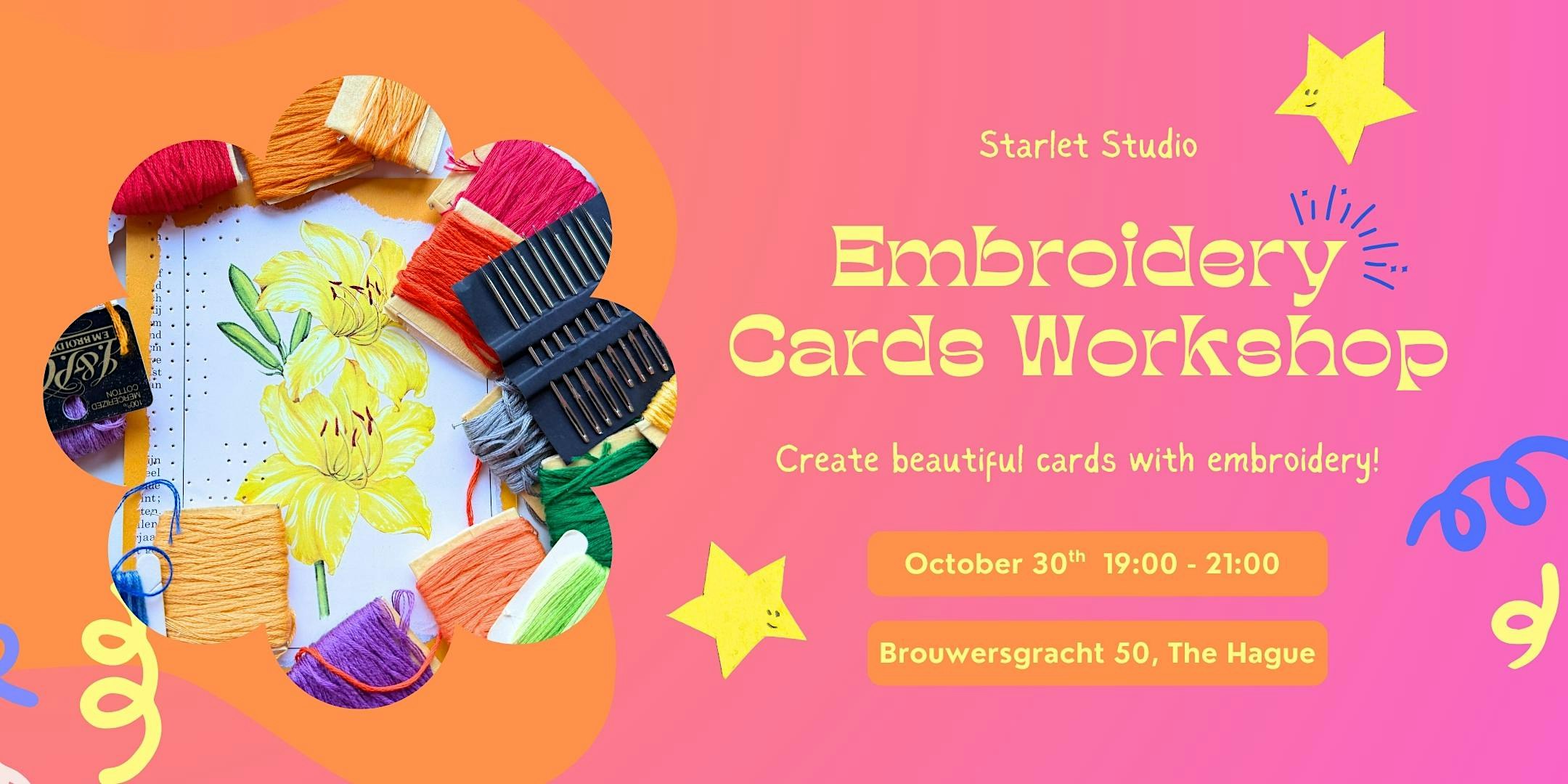 Embroidery Cards Workshop