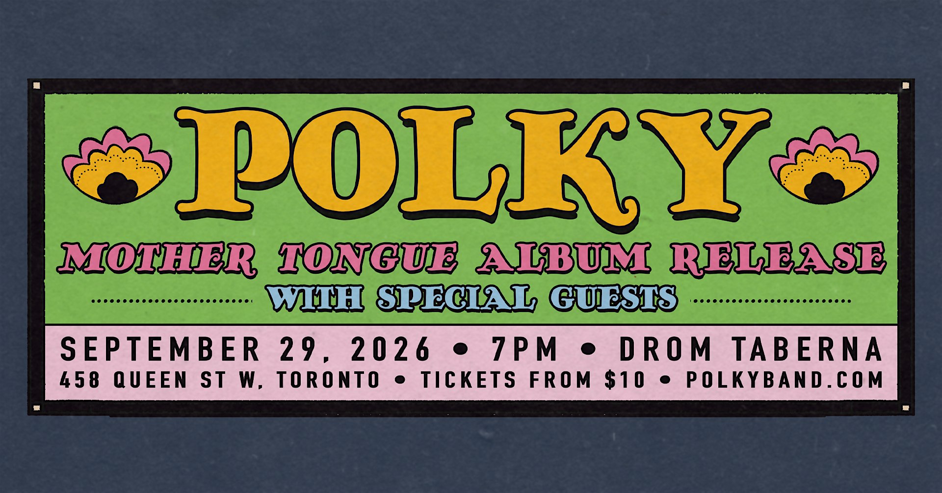 Polky album release show with special guests!