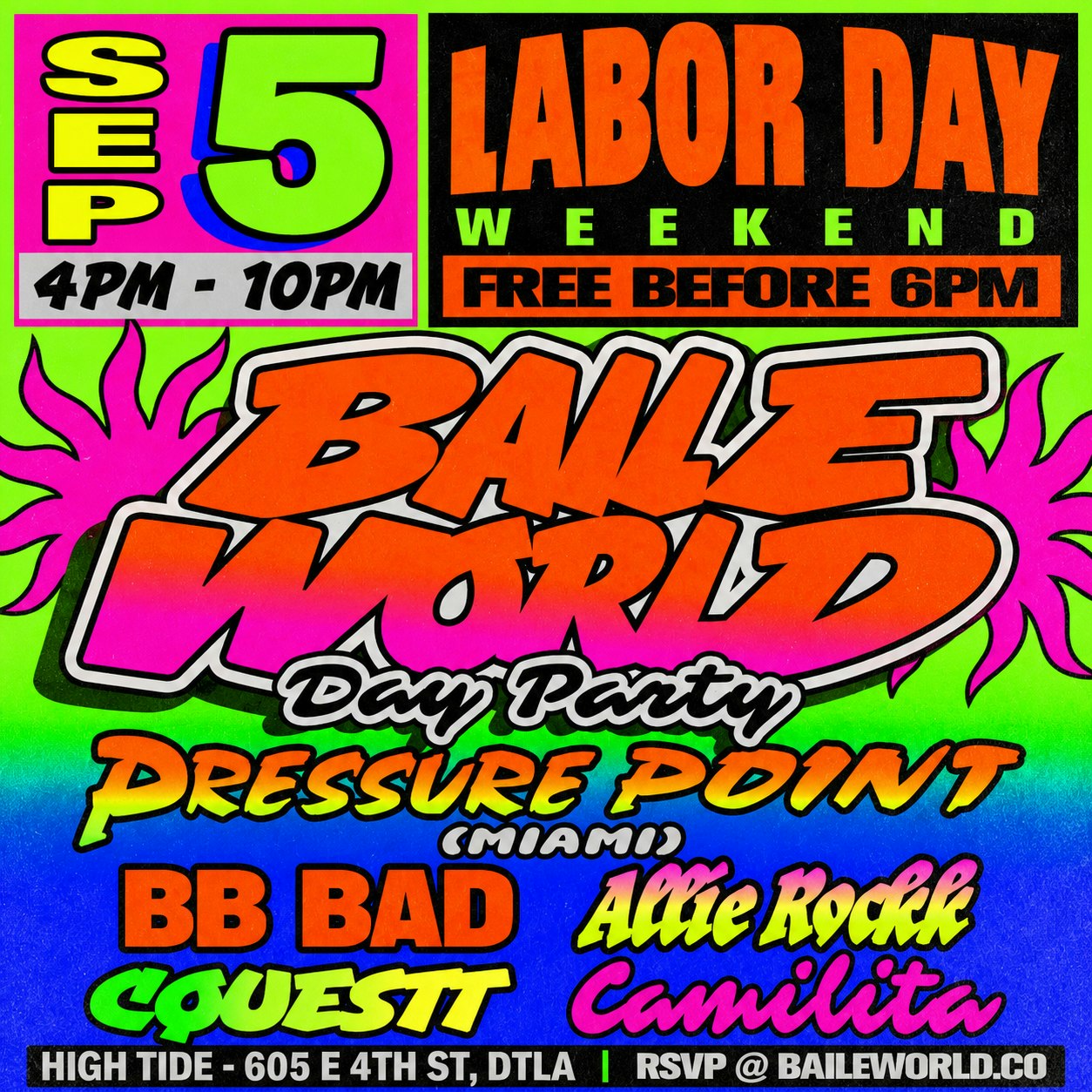 BAILE WORLD Labor Day Party