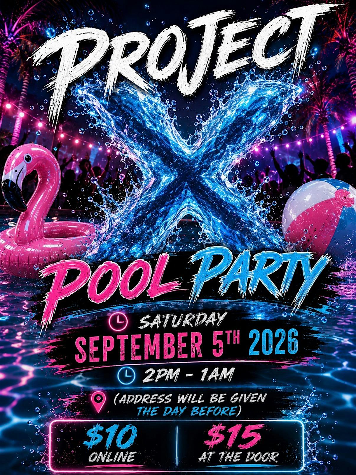 Project X POOL PARTY
