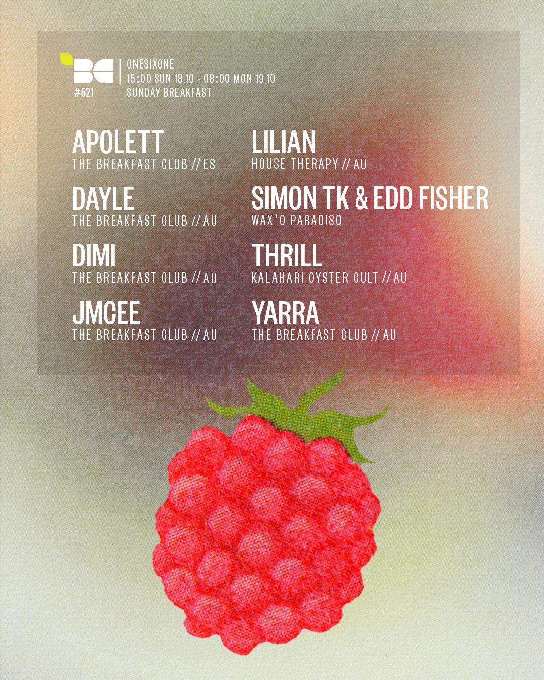 Breakfast Club #521 (Sunday Breakfast)