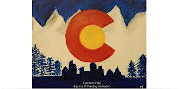 CO Flag with Skyline/Trees Tuesday, Oct.13th 6:30pm $35