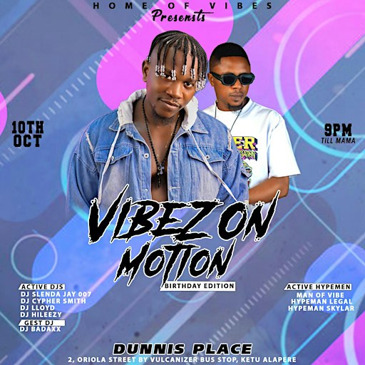 VIBEZ ON MOTION
