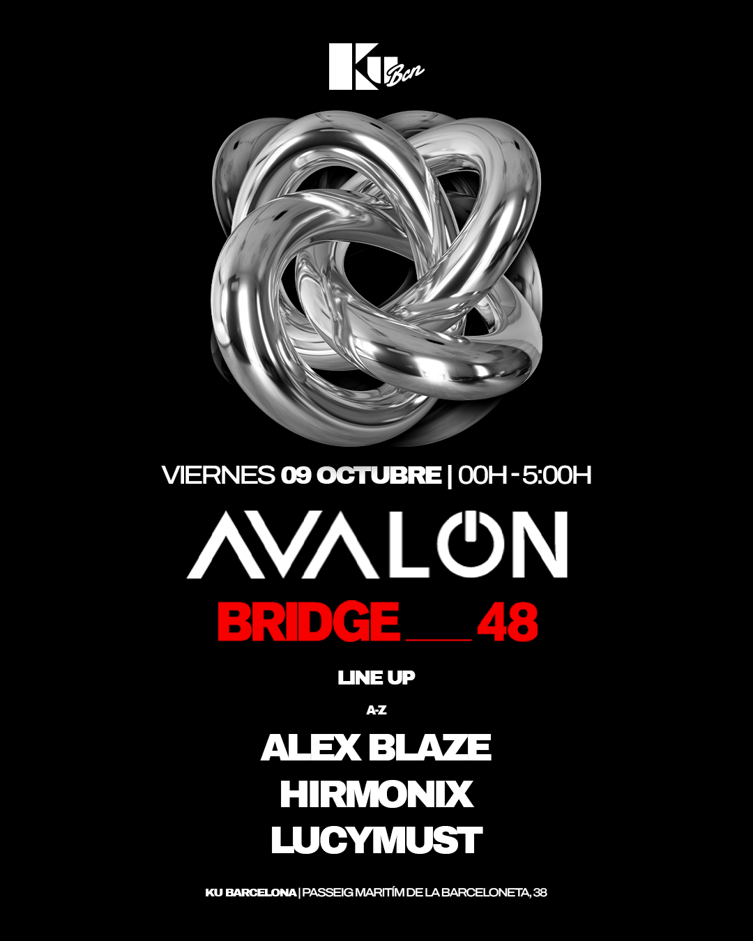 FREE Tickets AVALON x Bridge48: HIRMONIX, Alex Blaze, Lucymust