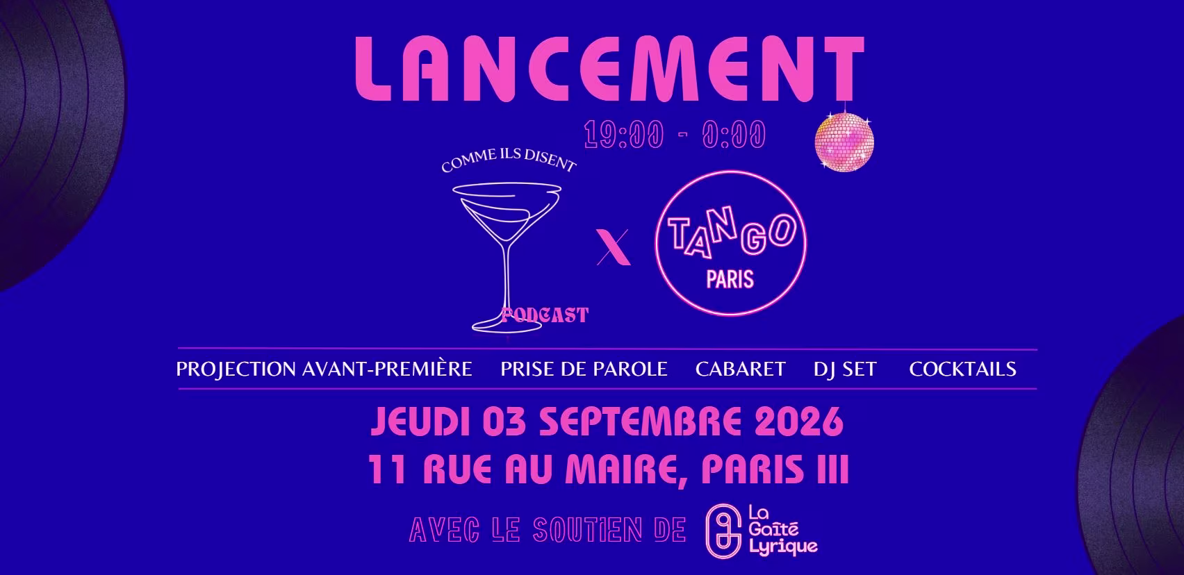 Lancement Du Podcast "Comme Ils Disent"