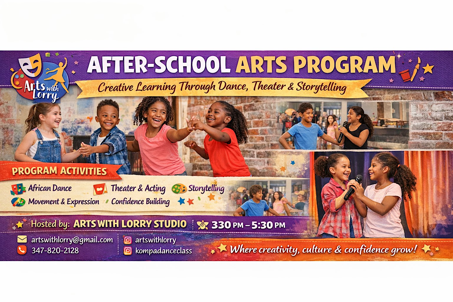 After-School Program. Theater/Dance  (8+)