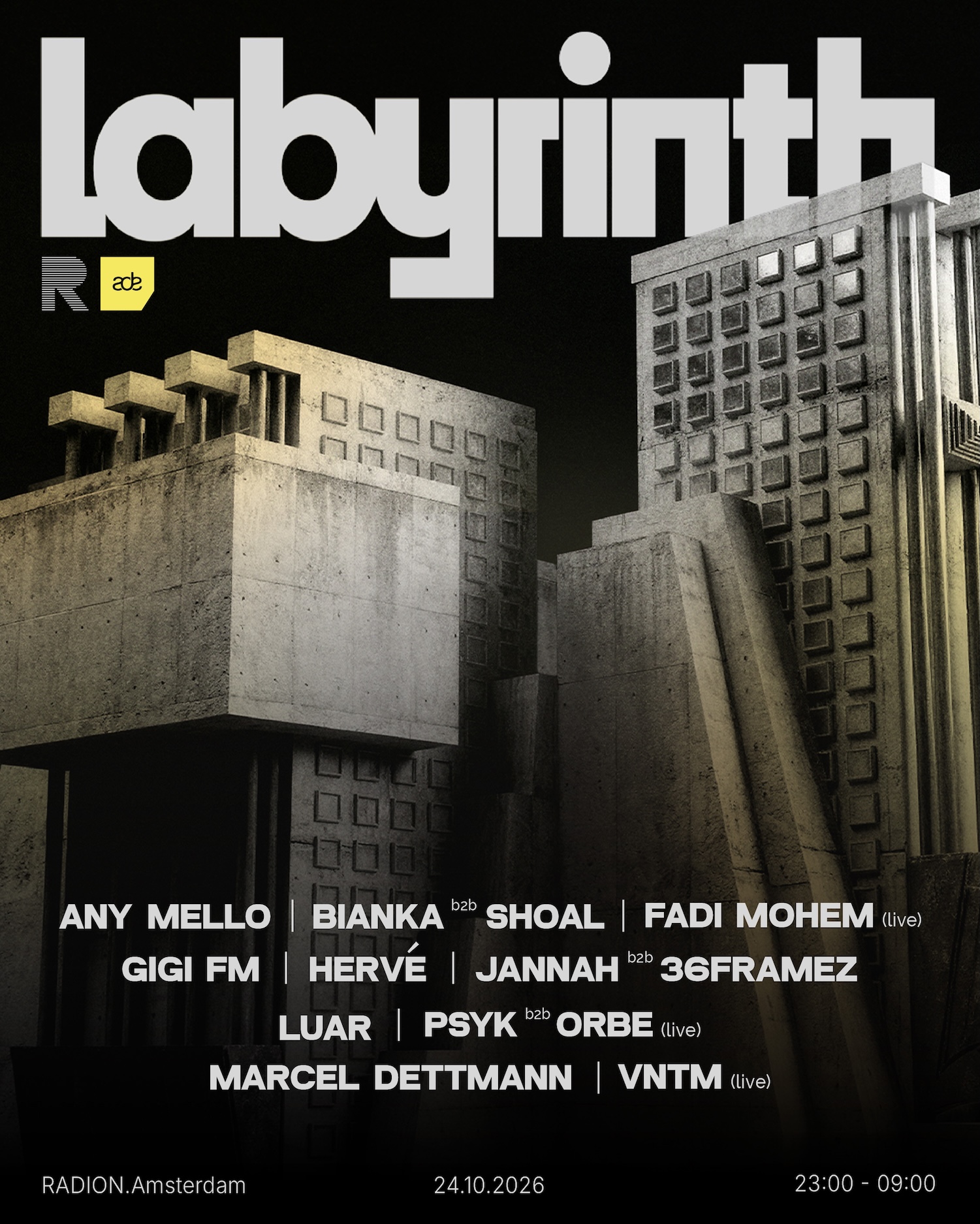 LABYRINTH 1 YEAR ANNIVERSARY - ADE