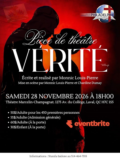 Pièce de théâtre Vérité - 2e représentation