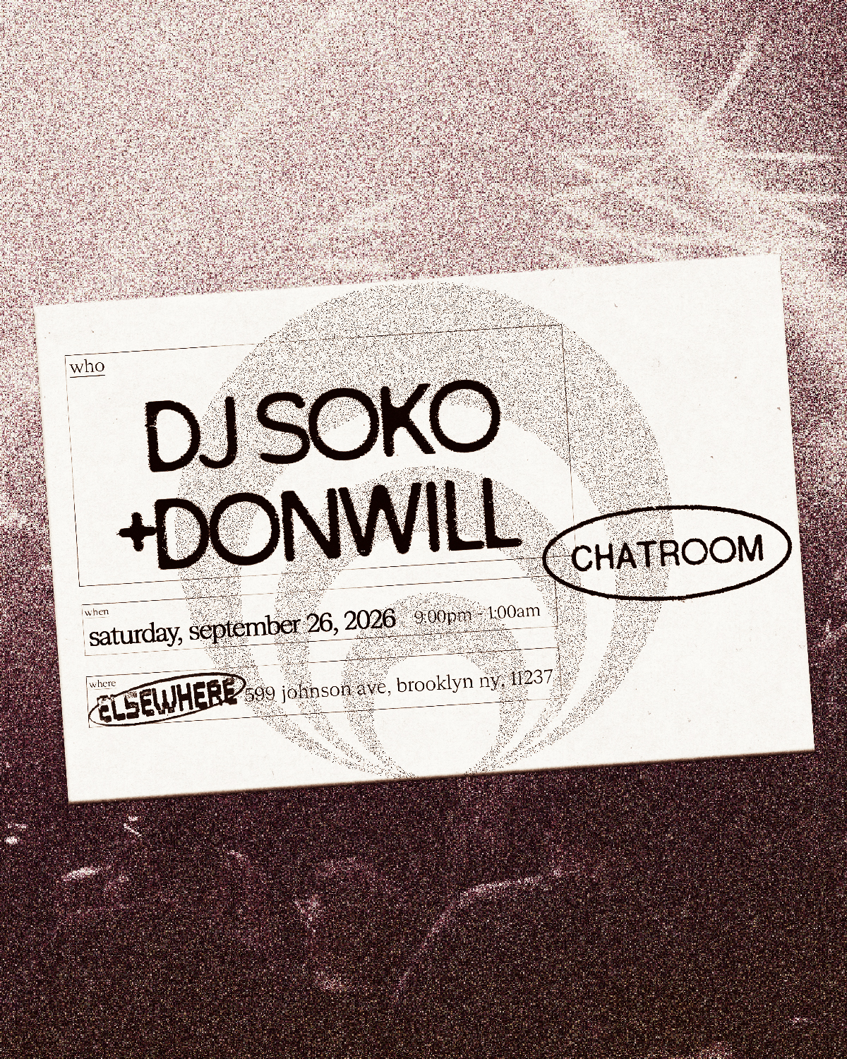Chatroom: DJ Soko + Donwill