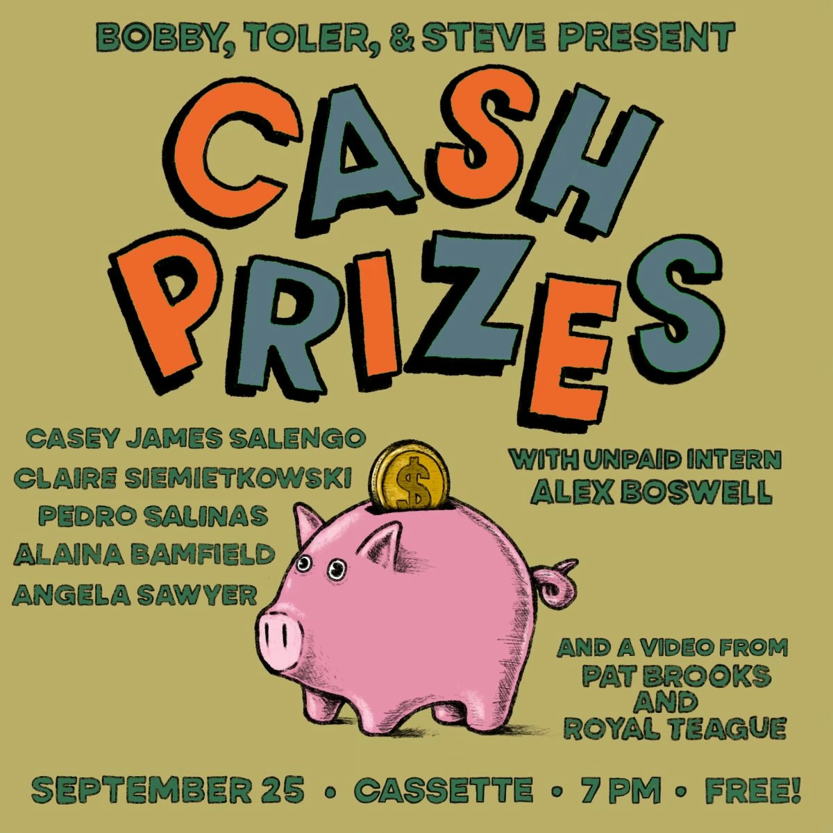 CASH PRIZES COMEDY