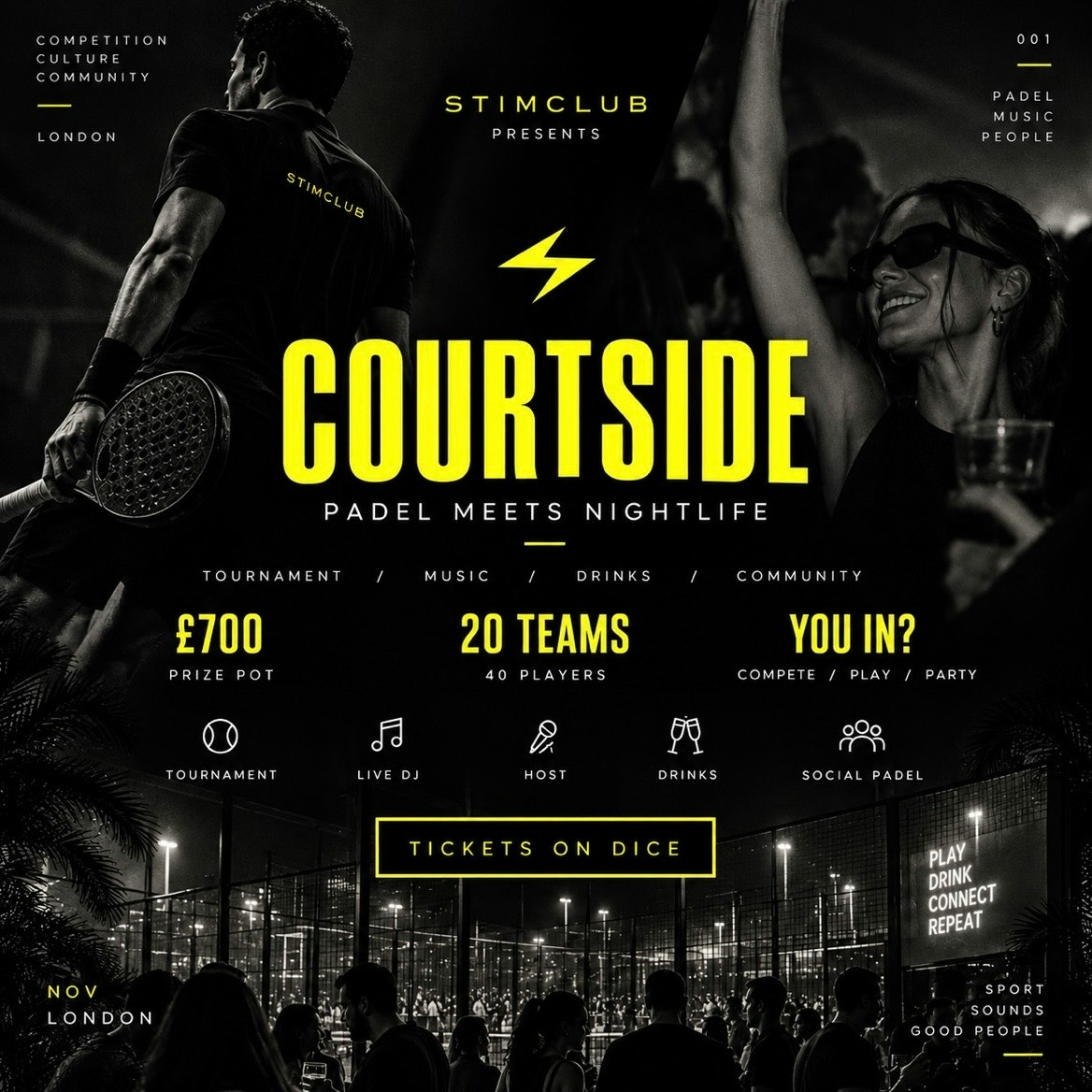 Stimclub Presents Courtside: The Padel Party