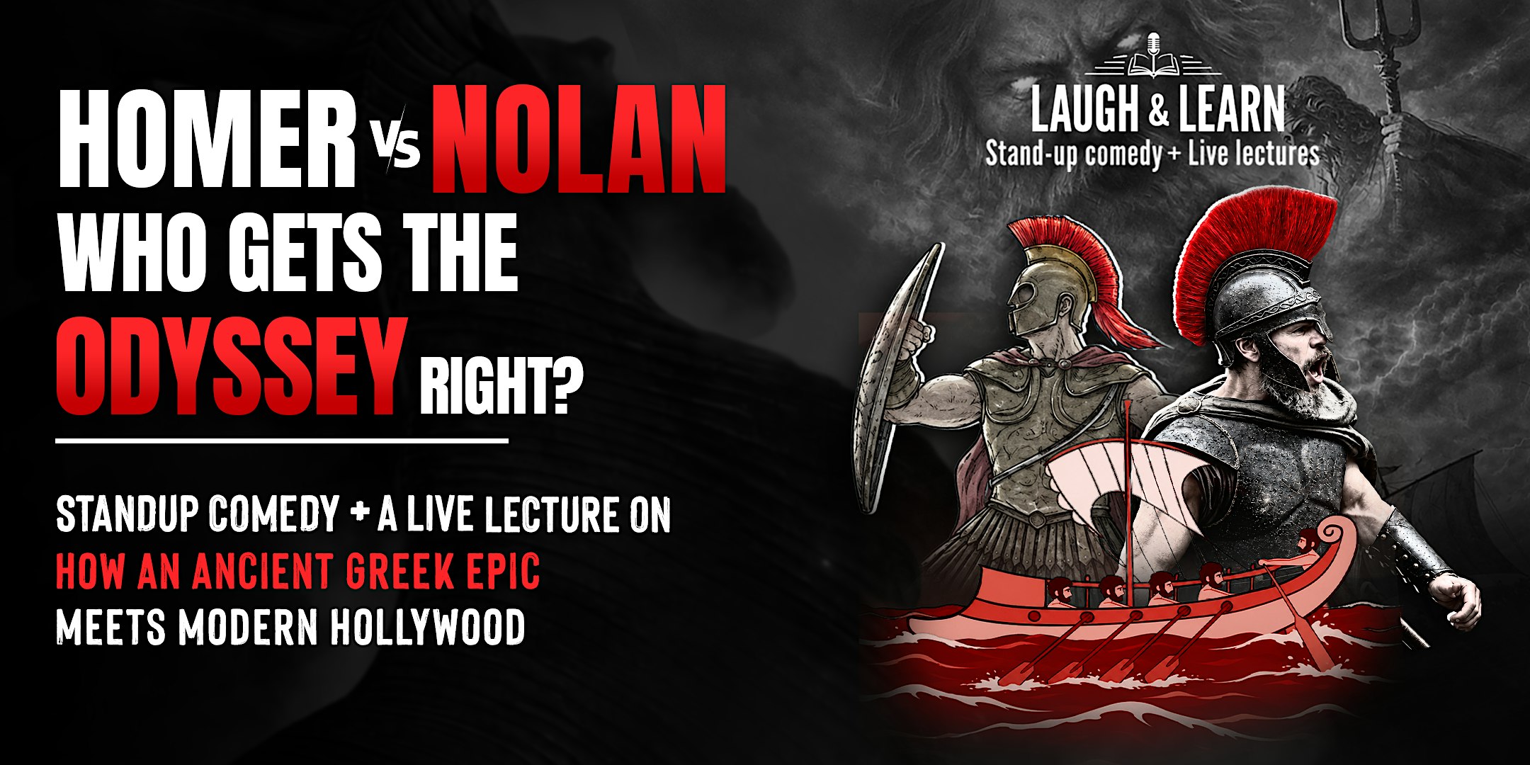 Homer vs. Nolan: Who Got The Odyssey Right? | Live Lecture + Standup Comedy