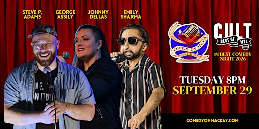 Tuesday Night Stand-Up Comedy Montreal | Comedy on Mackay | #1 Rated Show