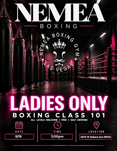 Nemea Boxing Ladies Only Boxing Class