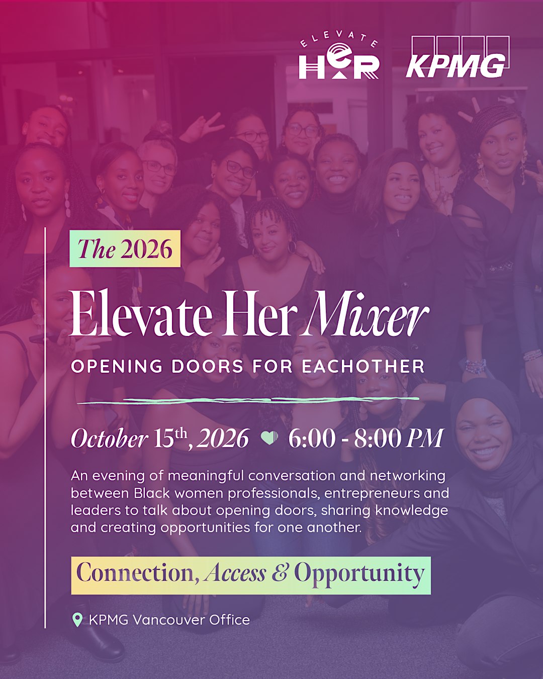 ElevateHER x KPMG: Opening Doors for Each Other