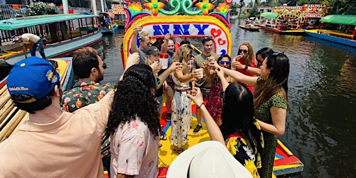 Xochimilco: Mexican Boat Party with Guacamole & Unlimited Drinks