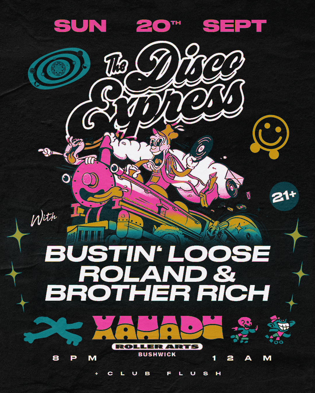 Sunday Skate Club: The Disco Express feat. Bustin' Loose, Roland & Brother Rich (skate)