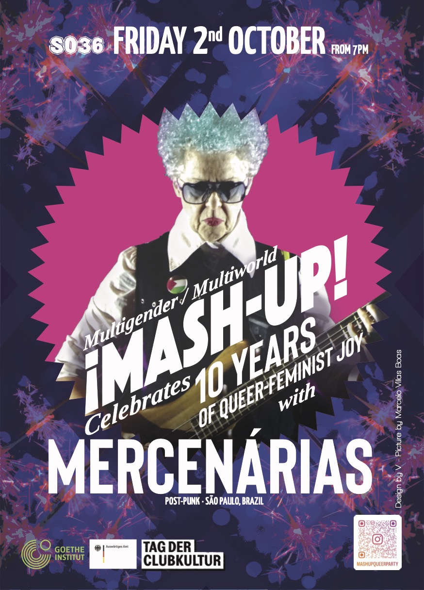 ¡MASH-UP! 10 Years of the Party Series - LIVE Mercenárias (Post-Punk - São Paulo)