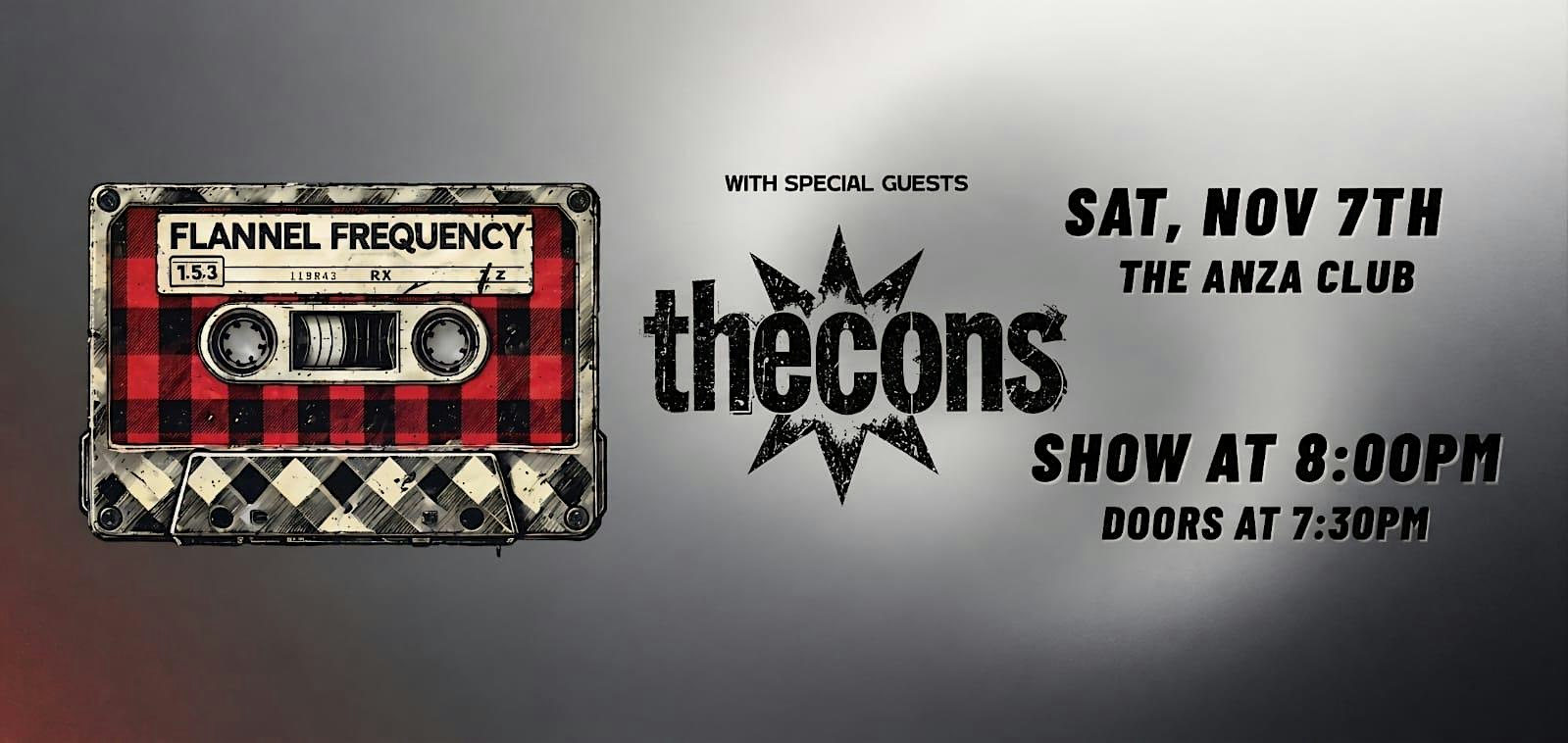 Flannel Frequency.  With special guests - the cons.