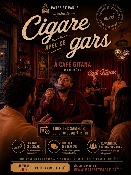 Cigare avec ce gars : French conversations & cigars
