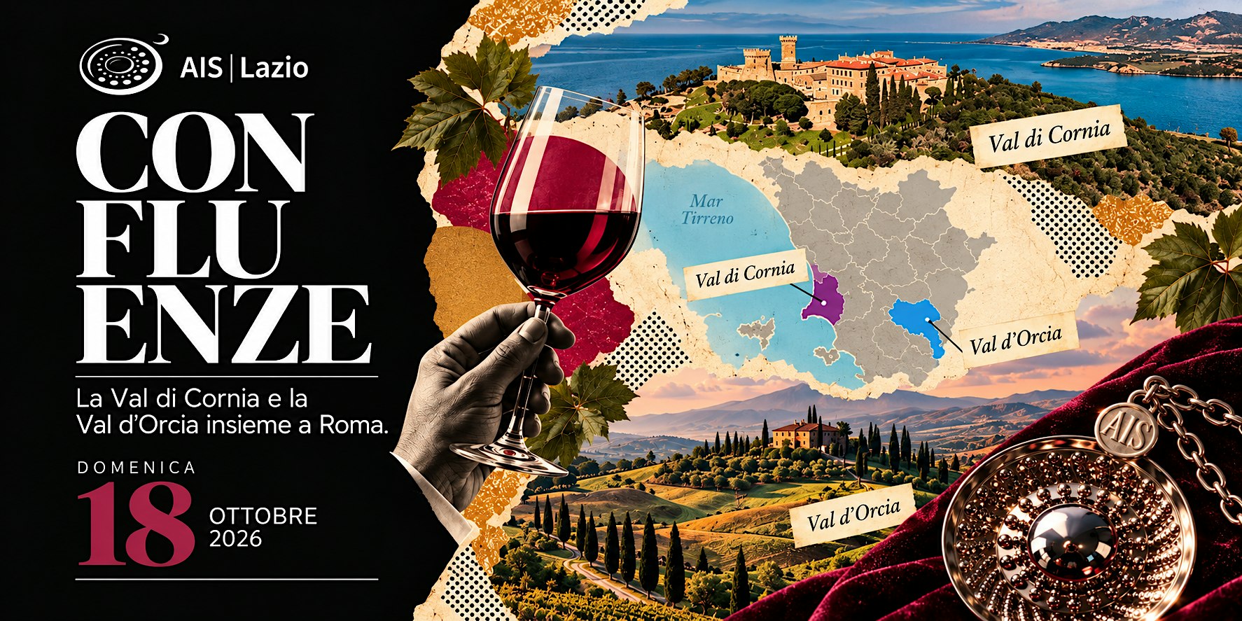 CONFLUENZE: la Val di Cornia e la Val d'Orcia insieme a Roma