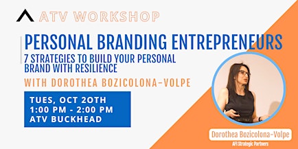 ATV Workshop: Personal Branding Entrepreneurs