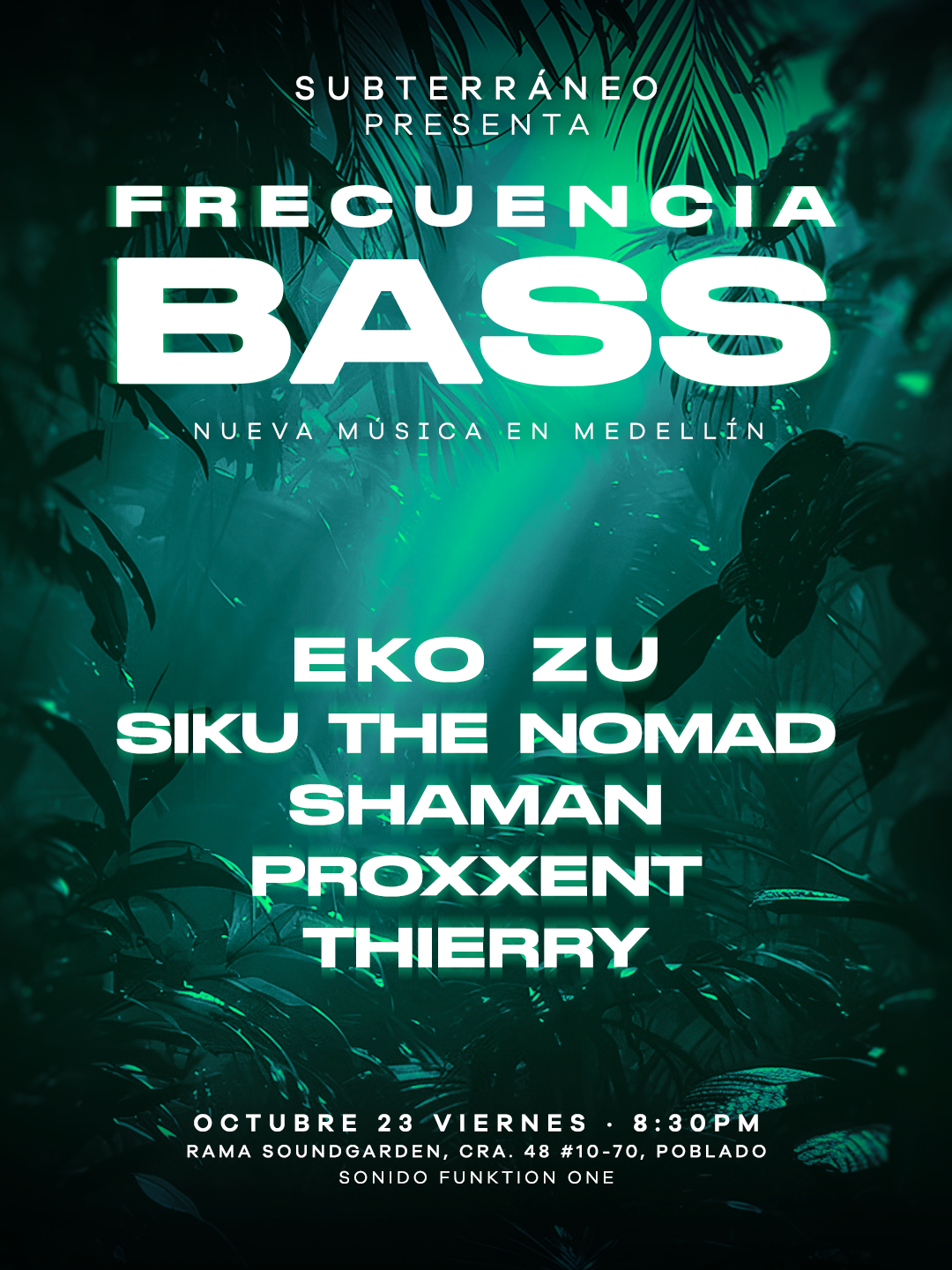 EXPERIENCIA DE BASS MUSIC x FRECUENCIA BASS en RAMA SOUND GARDEN