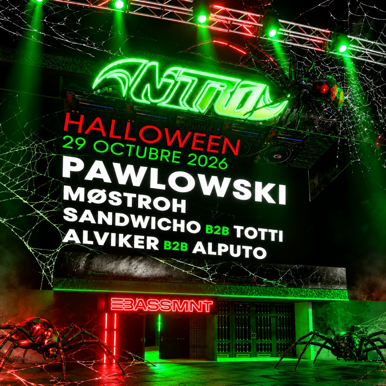 NITRO: Pawlowski + Sandwicho B2B TOTTI + Alviker B2B Alputo + Møstroh