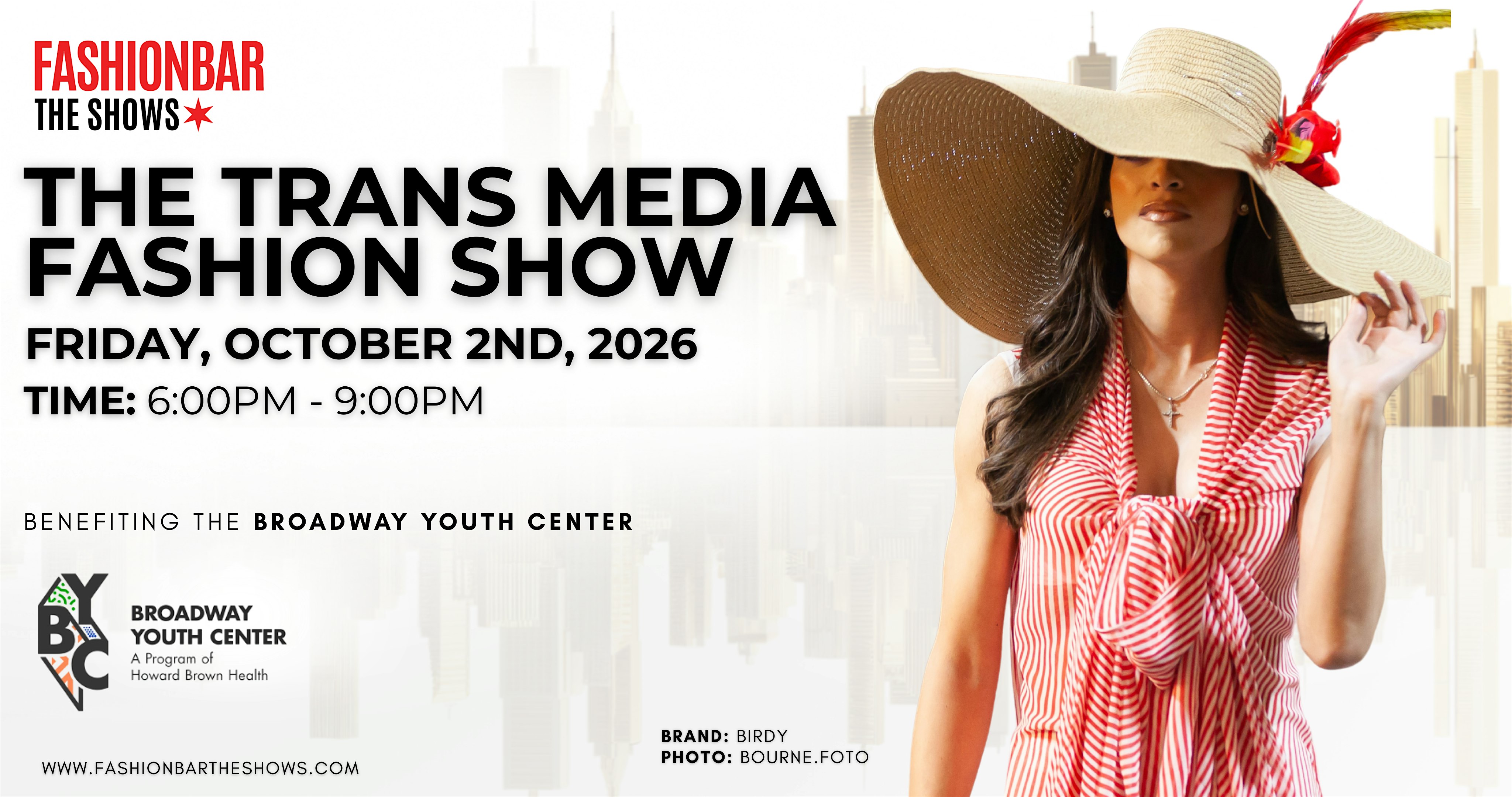 FashionBar THE SHOWS: October 2026  -  The Trans Media Fashion Show
