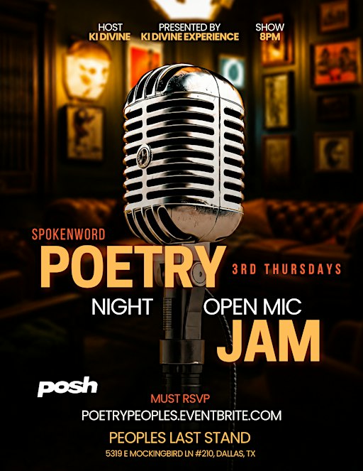 Poetry Jam Night - Open Mic