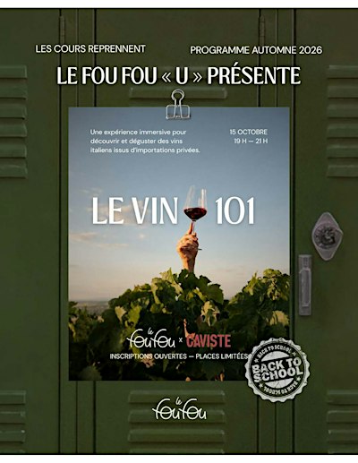 Le Fou Fou "U" -  Vin/Wine 101