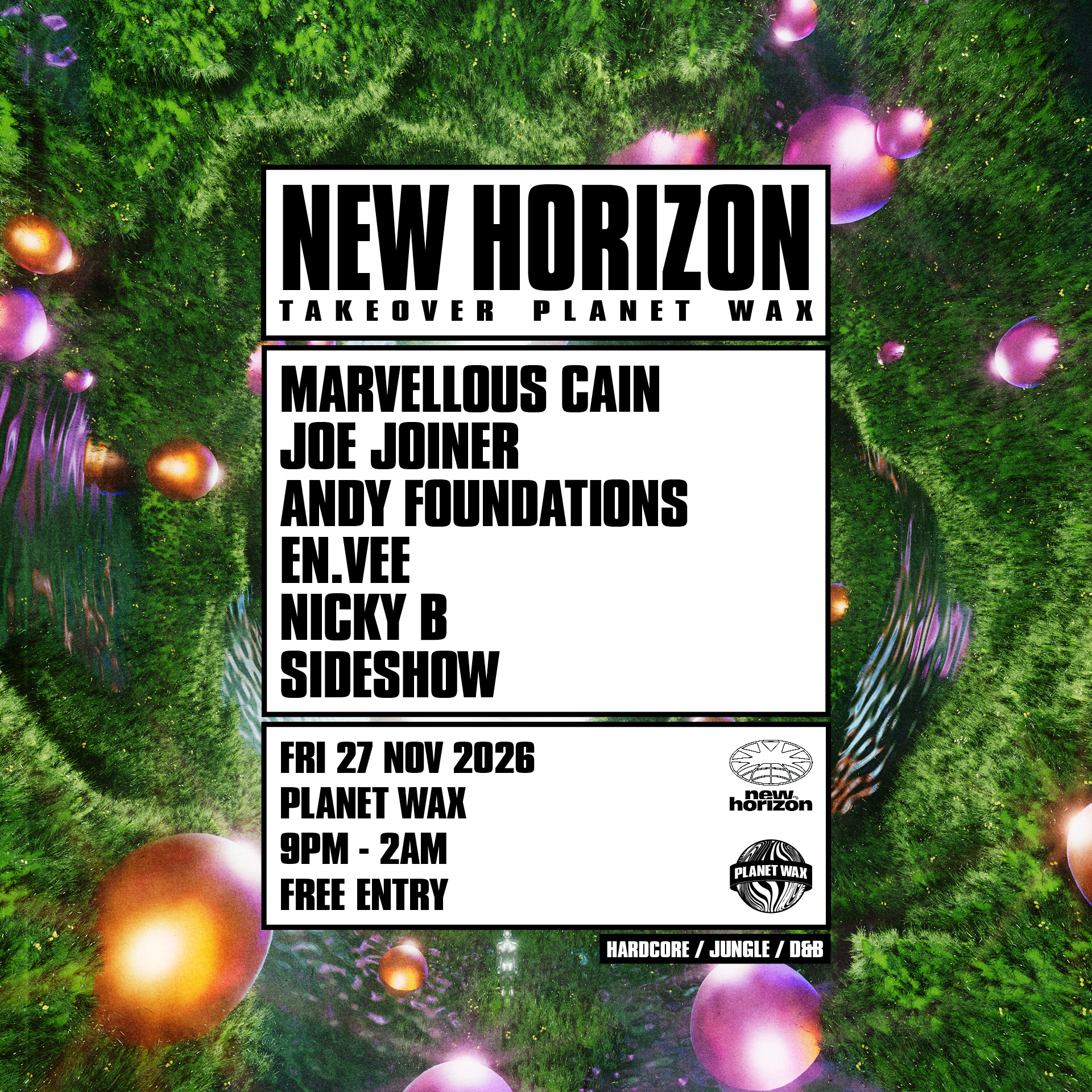 New Horizon: Takeover Planet Wax