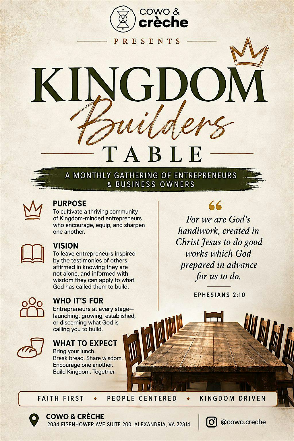 Kingdom Builders Table