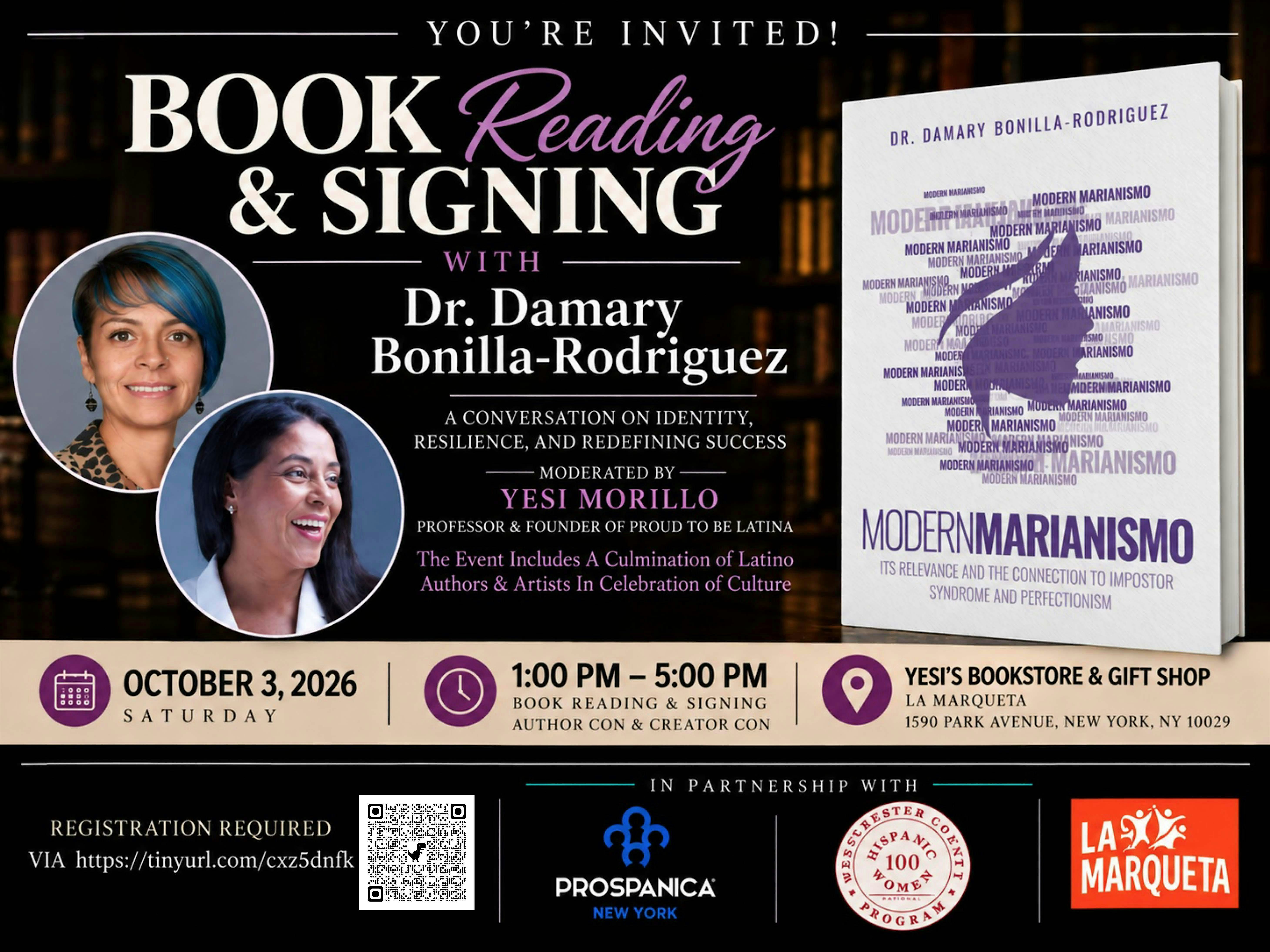 Dr. Damary Bonilla-Rodriguez Book Signing & Conversation