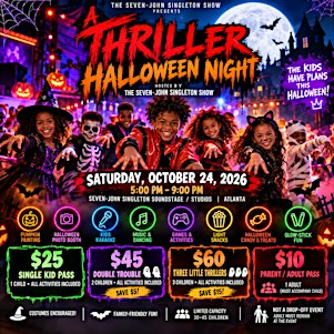 A Thriller Halloween Night! The Kids have plans this Halloween!