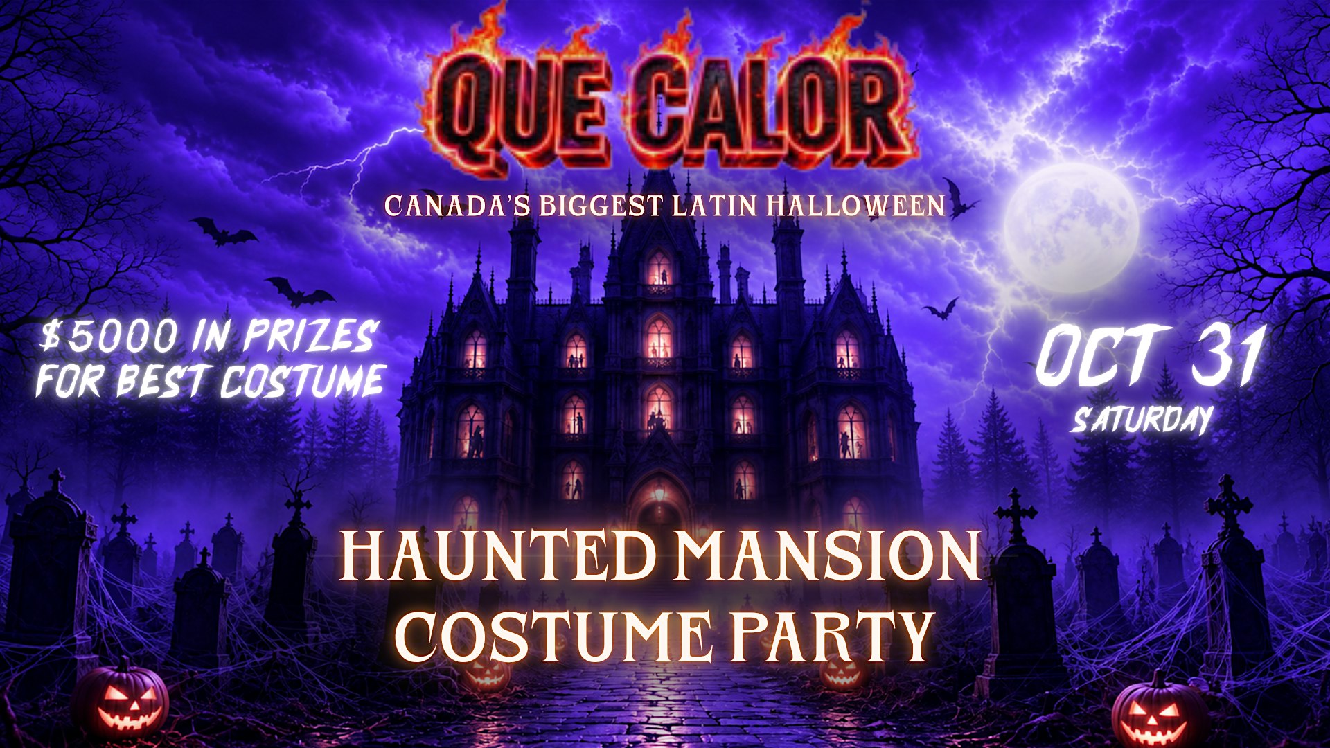 QUE CALOR "HAUNTED MANSION"