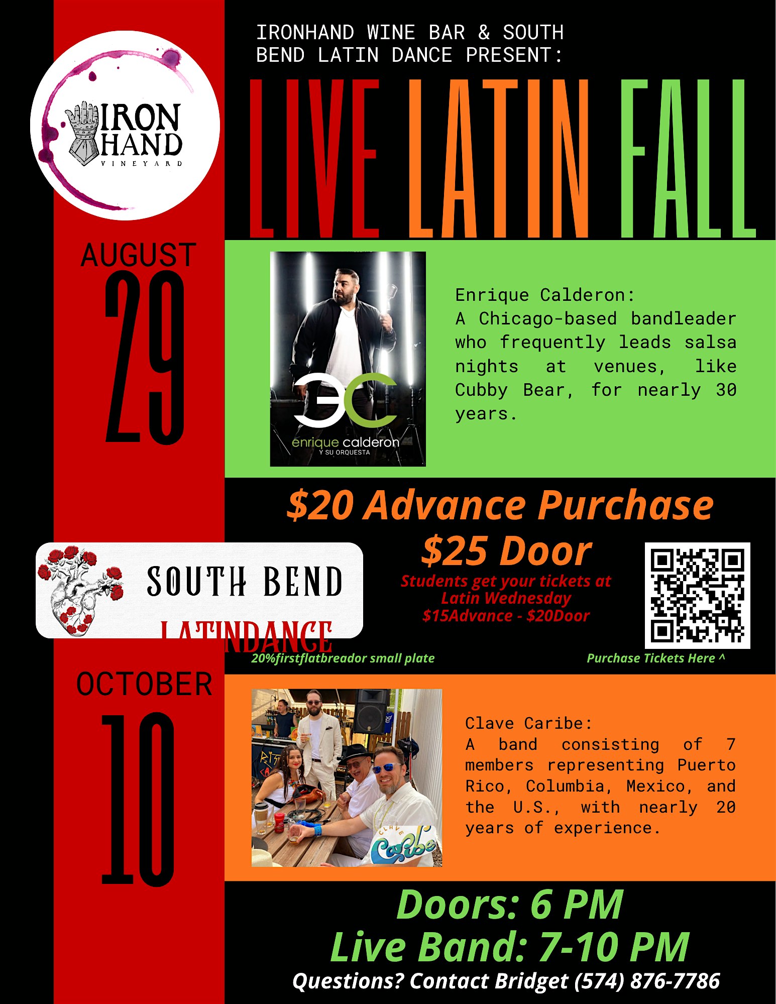 Live Latin Fall- Oct 10