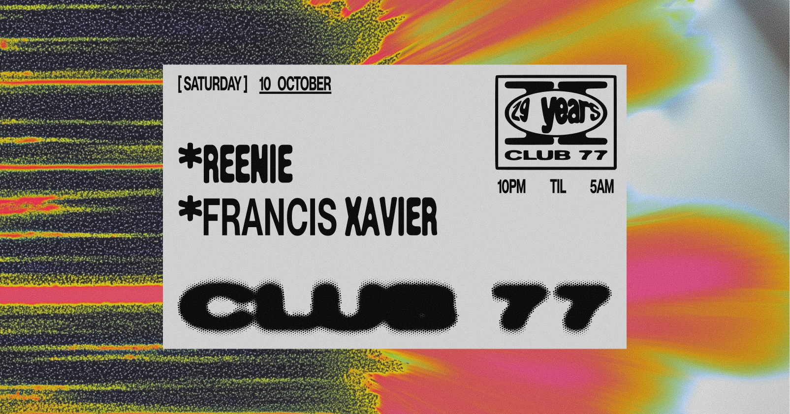 Club 77: Reenie, Francis Xavier