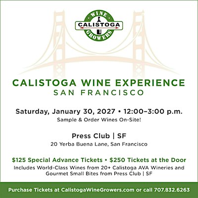 Calistoga Wine Experience | San Francisco 2027