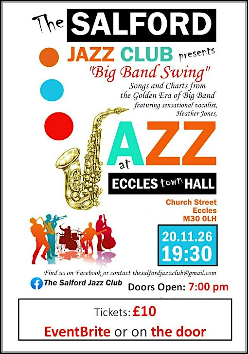 Salford Jazz Club presents Big Band Swing