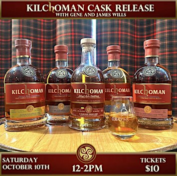 Kilchoman Cask Release with Gene and James Wills