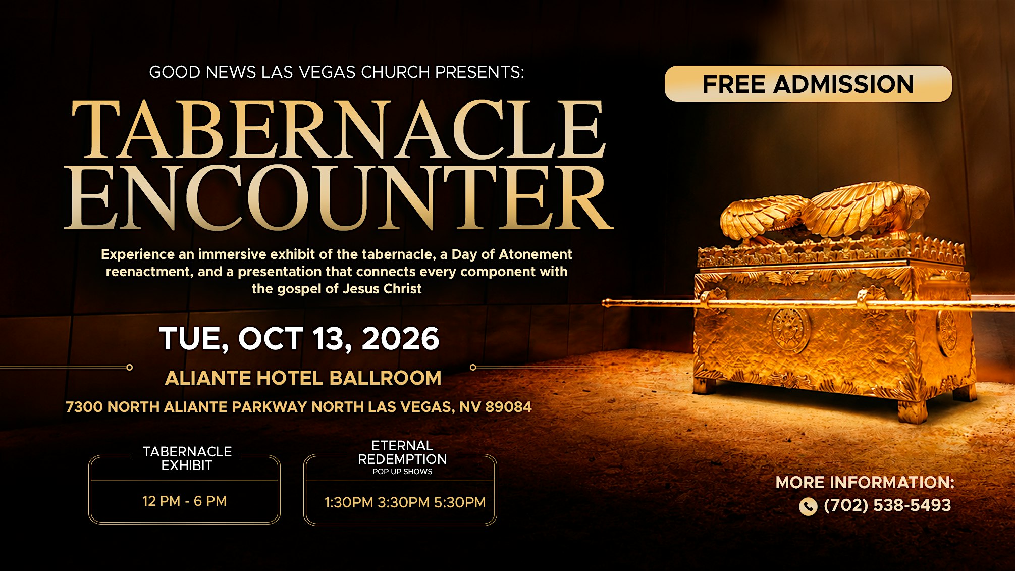The Tabernacle Encounter in Las Vegas – Discover God’s Plan of Redemption