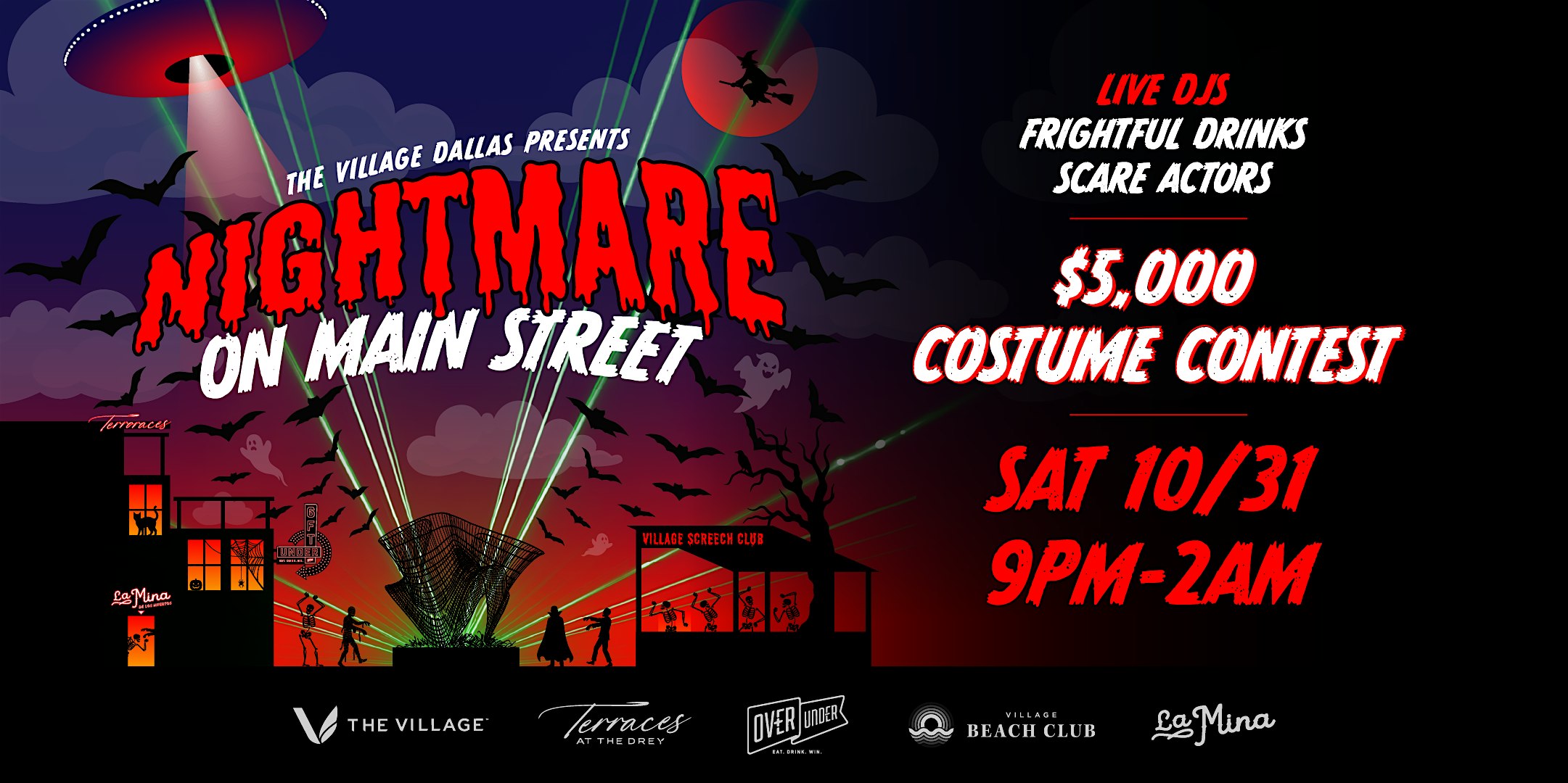 The Village Presents: Nightmare on Main Street Halloween Block Party