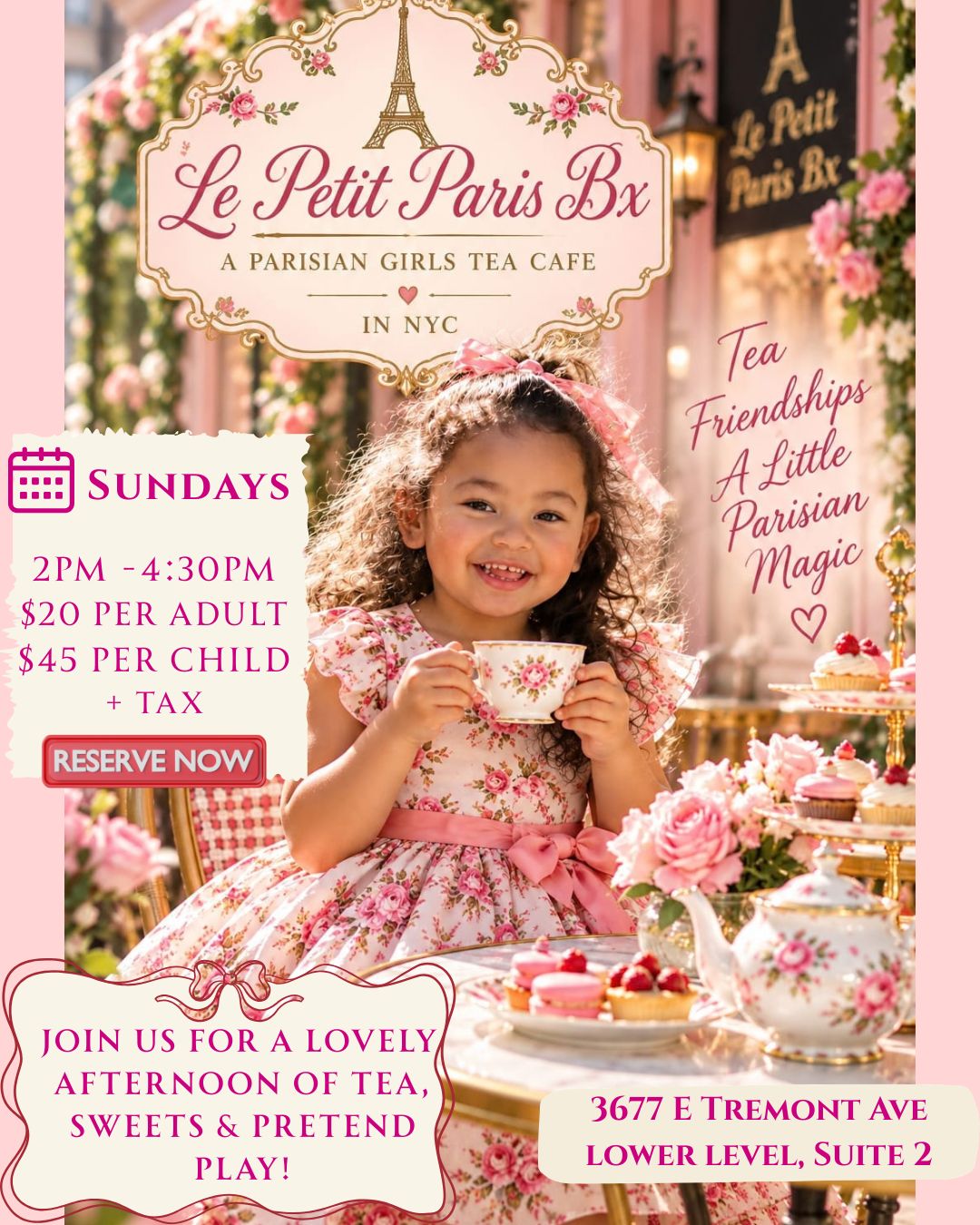 Tea & Play at Le Petit Paris, BX