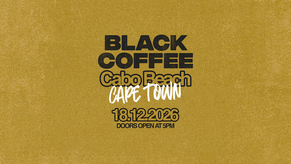 Black Coffee EXCLUSIVE - Cape Town 18 December 2026
