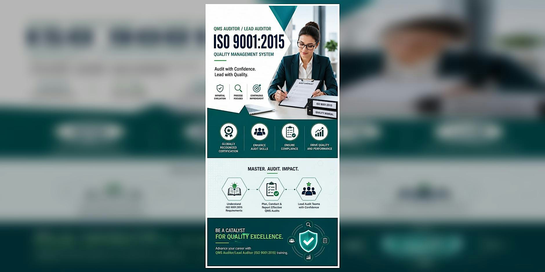QMS Auditor/Lead Auditor ISO 9001:2015