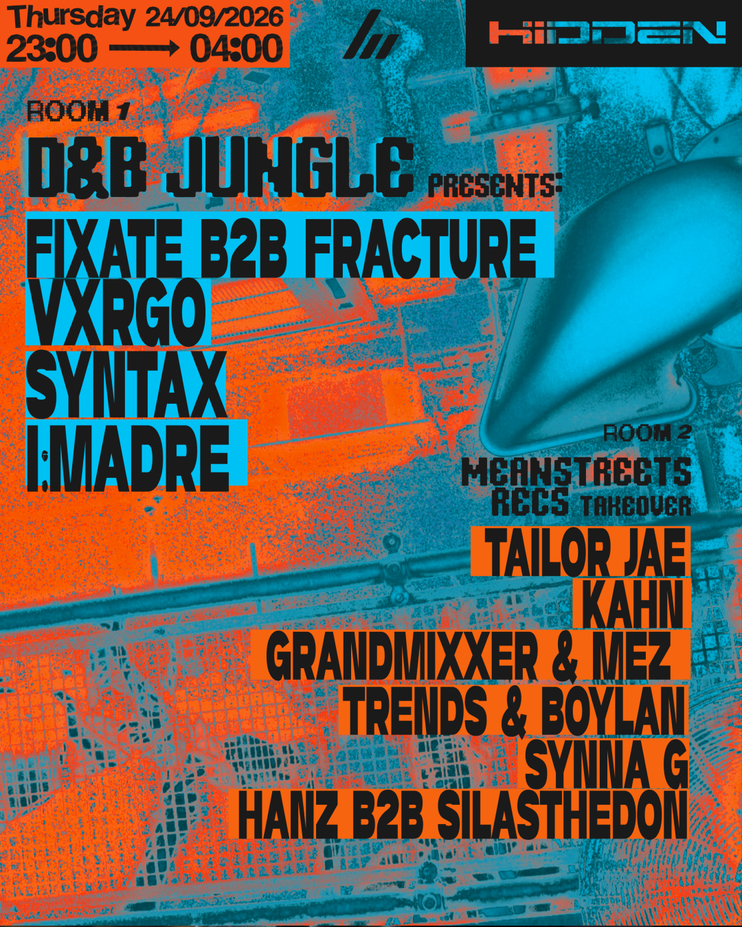 Jungle & DnB Rave: Fixate b2b Fracture, VXRGO, Trends 