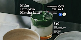 Make Own Pumpkin Matcha Latte!
