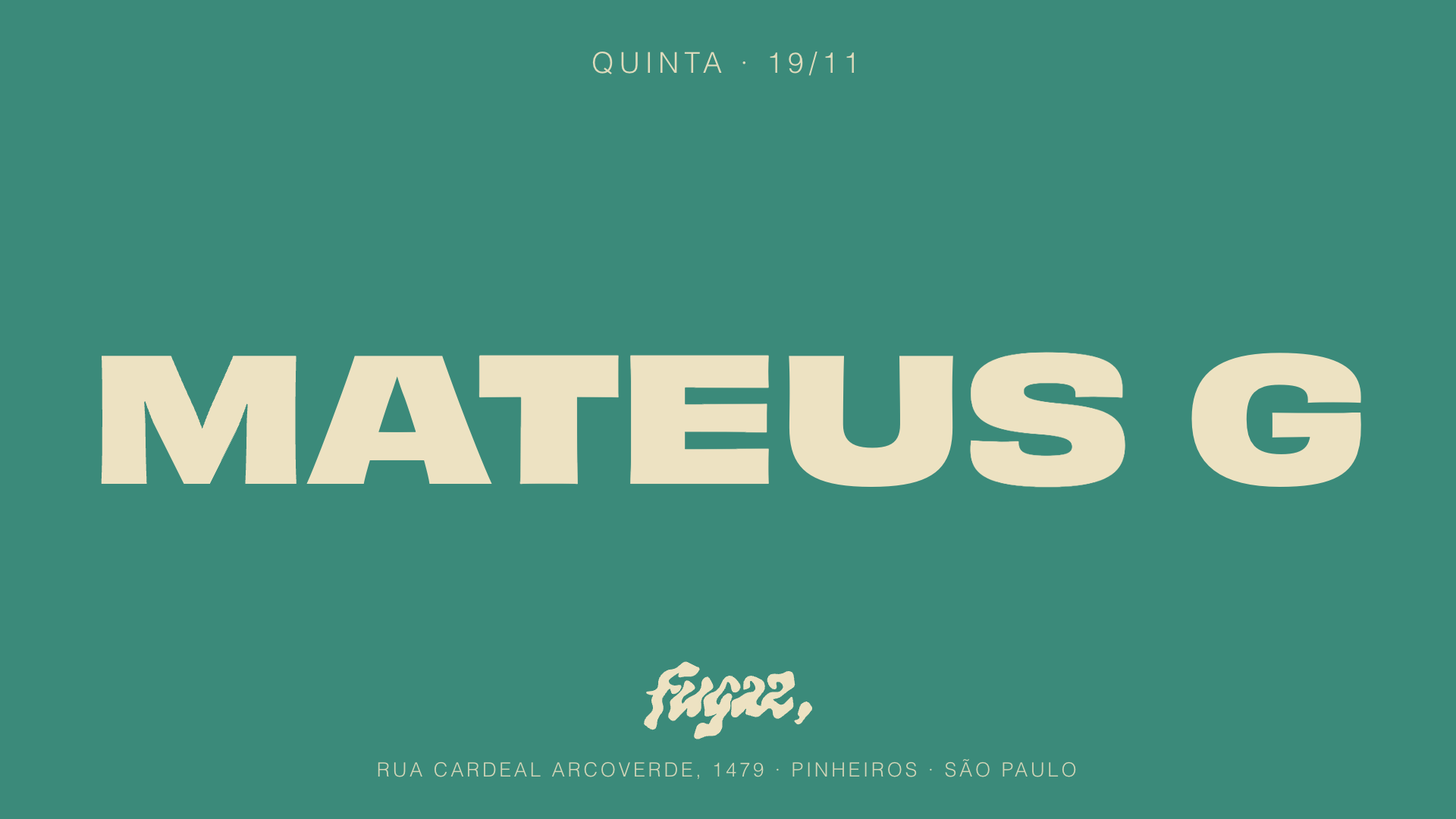 Fugaz recebe Mateus G