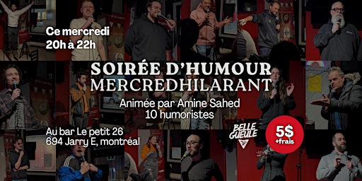 Soirée d'humour MERCREDHILARANT au Petit 26